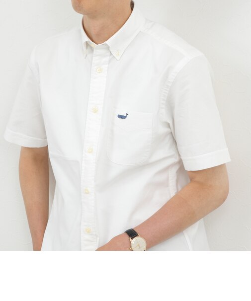 クジラBD S/S サッカー/オックス 半袖シャツ 26SS