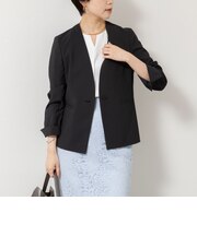 《セットアップ対応/UVカット/接触冷感》ウォッシャブルDry toro ノーカラージャケット