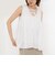 【MARILYN MOON/マリリーンムーン】sheer check 2way gathered blouse