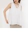 【MARILYN MOON/マリリーンムーン】sheer check 2way gathered blouse