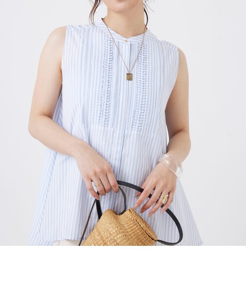 【TORRAZZO DONNA/トラッゾドンナ】A-line Silhouette blouse