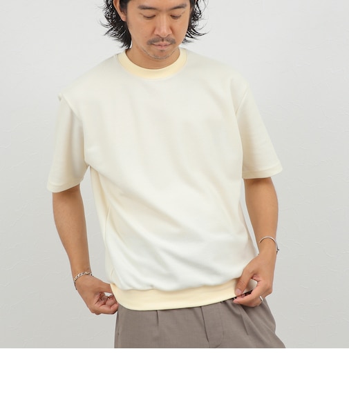 《ビジカジ対応》ニット風カノコTシャツ 26SS