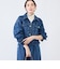 【RM denim】バックひねりデザインショート丈Gジャン