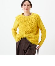 ループ編みプルオーバー