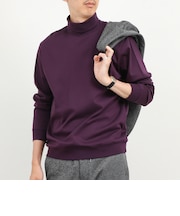 《ビジカジ対応》シルケットスムース タートルネック ドレスロンT 26AW