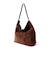 【Un coeur/アンクール】K906019 SUEDE DRAPE ONE SHOULDER