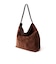 【Un coeur/アンクール】K906019 SUEDE DRAPE ONE SHOULDER