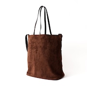 【Un coeur/アンクール】K906021 SUEDE DRAPE 2WAY TOTE