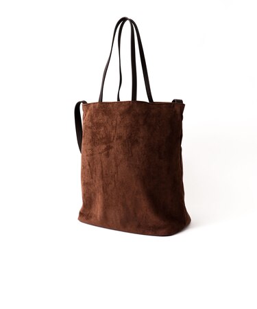 【Un coeur/アンクール】K906021 SUEDE DRAPE 2WAY TOTE