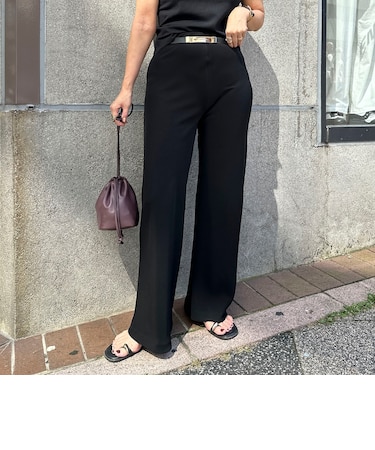 【NOLLEY’S mgr.松葉☆別注サイズ・一部WEB限定カラーアイテム】《セットアップ対応》ツイルバイヤス洗練美脚パンツ