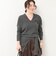 【 SHOP PRESS二見別注カラー】レイヤードピース付きVネックプルオーバー