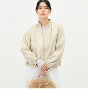 【MARILYN MOON/マリリーンムーン】soft eco-leather blouson別注