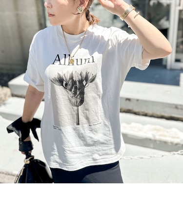【一部WEB限定色アイテム】【karl blossfeldt】プラントフォトTシャツ