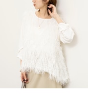 【WEB限定】ウォッシャブルシアーフェザータンク