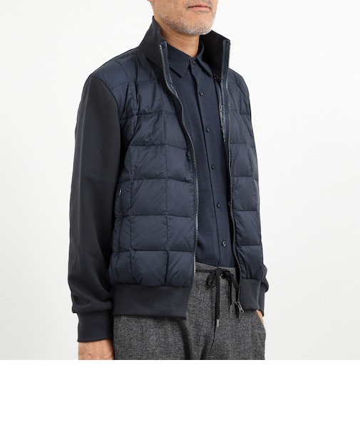 【TAION/タイオン】別注 スウェットコンビ ハイネックダウンJK 26AW