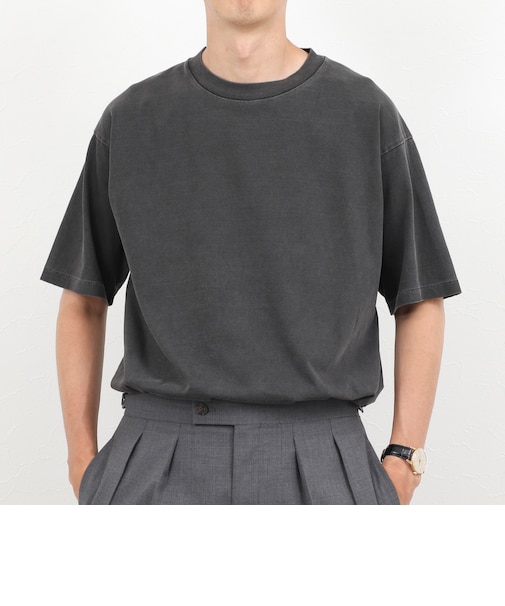 【BECシリーズ】《接触冷感/UVカット》PIGMENT DYE BIO WASH ピグメント染め オーバーサイズTシャツ