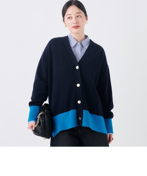 【WEB＆一部店舗限定カラーあり】MUSICゆったりVネックカーディガン