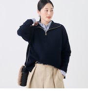 MUSICジップアップ2WAYプルオーバー
