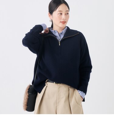 MUSICジップアップ2WAYプルオーバー