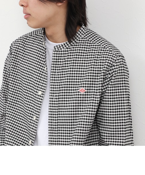 【DANTON/ダントン】BAND COLLAR SHIRT（DT-B0280 OXP）