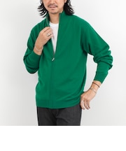 ウールカシミヤ スタンドジップニット 26AW