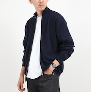 ウールカシミヤ スタンドジップニット 26AW
