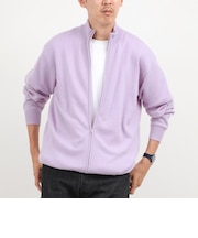 ウールカシミヤ スタンドジップニット 26AW