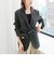 【PR阿部☆別注】《抗ピリング/ストレッチ》ウォッシャブルダブルクロスオーバージャケット