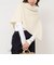 【WEB＆一部店舗限定カラー】《手洗い可能》マルチWAYニットポンチョ