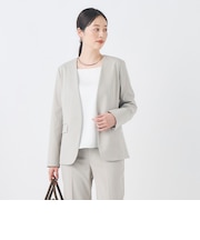 《セットアップ対応》ハイスペックTRノーカラージャケット