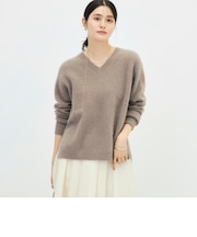 ヘアリーVネックプルオーバー