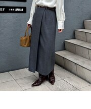 《セットアップ対応》シャークラップタイトスカート