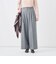 【一部WEB限定サイズ】《抗ピル/防シワ》ウォッシャブルポリウール梳毛タックワイドパンツ