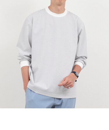 超長綿シルケットボーダーTシャツL/S 26AW