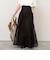 【MARILYN MOON/マリリーンムーン】sheer starched cotton 2way camiskirt