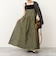 【MARILYN MOON/マリリーンムーン】sheer starched cotton 2way camiskirt
