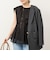【MARILYN MOON/マリリーンムーン】sheer starched cottonブラウス