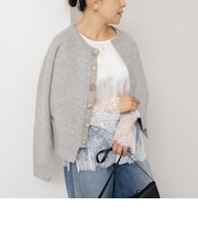 【TORRAZZO DONNA】【林(mayumi_nol)別注】ビジューカーディガン