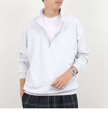 BARNS OUTFITTERS別注 スウェットハーフジップ 26AW