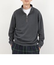 BARNS OUTFITTERS別注 スウェットハーフジップ 26AW