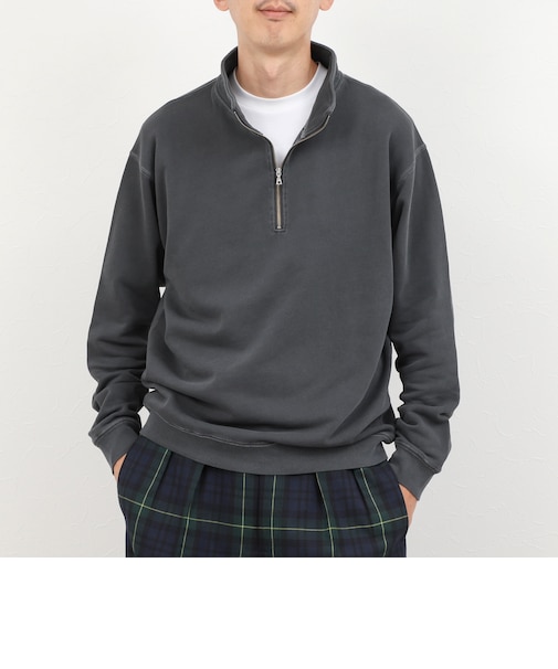 BARNS OUTFITTERS別注 スウェットハーフジップ 26AW