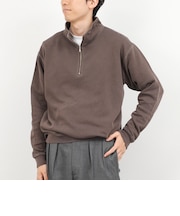 BARNS OUTFITTERS別注 スウェットハーフジップ 26AW
