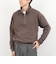 BARNS OUTFITTERS別注 スウェットハーフジップ 26AW