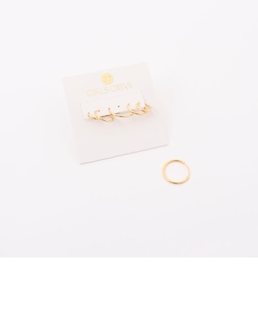 【GIRLS CREW/ガールズクルー】Endless Hoops Set-P