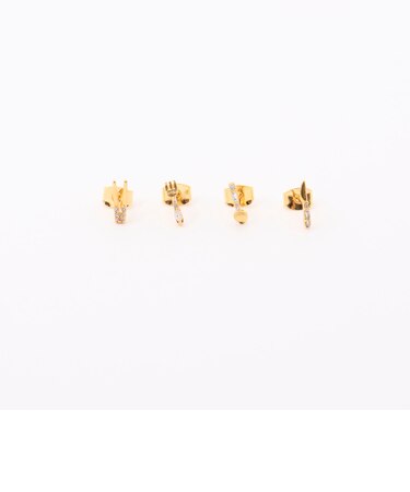 【GIRLS CREW/ガールズクルー】Table For One Stud Set-P