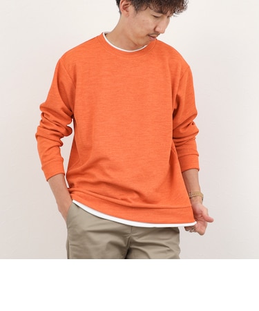 メランジWフェイスダブルカラー LS Tee 26AW