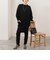 【WEB限定】ワイドリブヘムロングニット