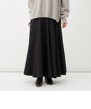 《UVカット、速乾性、接触冷感》ウォッシャブルヴィンテージタフタマチ入りマキシスカート