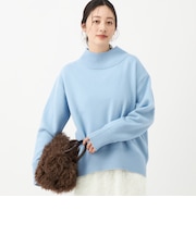 カシミヤブレンドハイネックプルオーバー