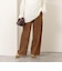 【WEB限定】ウォッシャブルパイルストレートイージーパンツ
